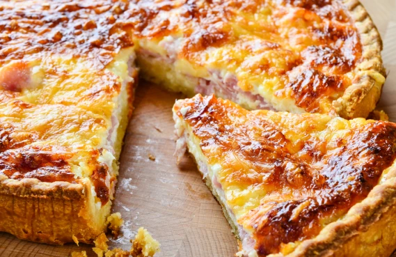 Wie macht man eine Quiche Lorraine?