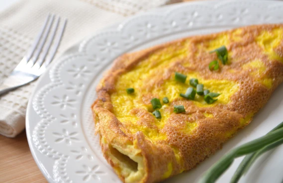 De omelet? Een goed gerechtje om van te genieten