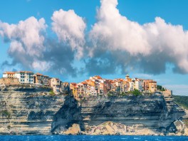 A city suspended between sky and sea: Bonifacio