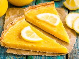 Lemon tart is delicious, you know