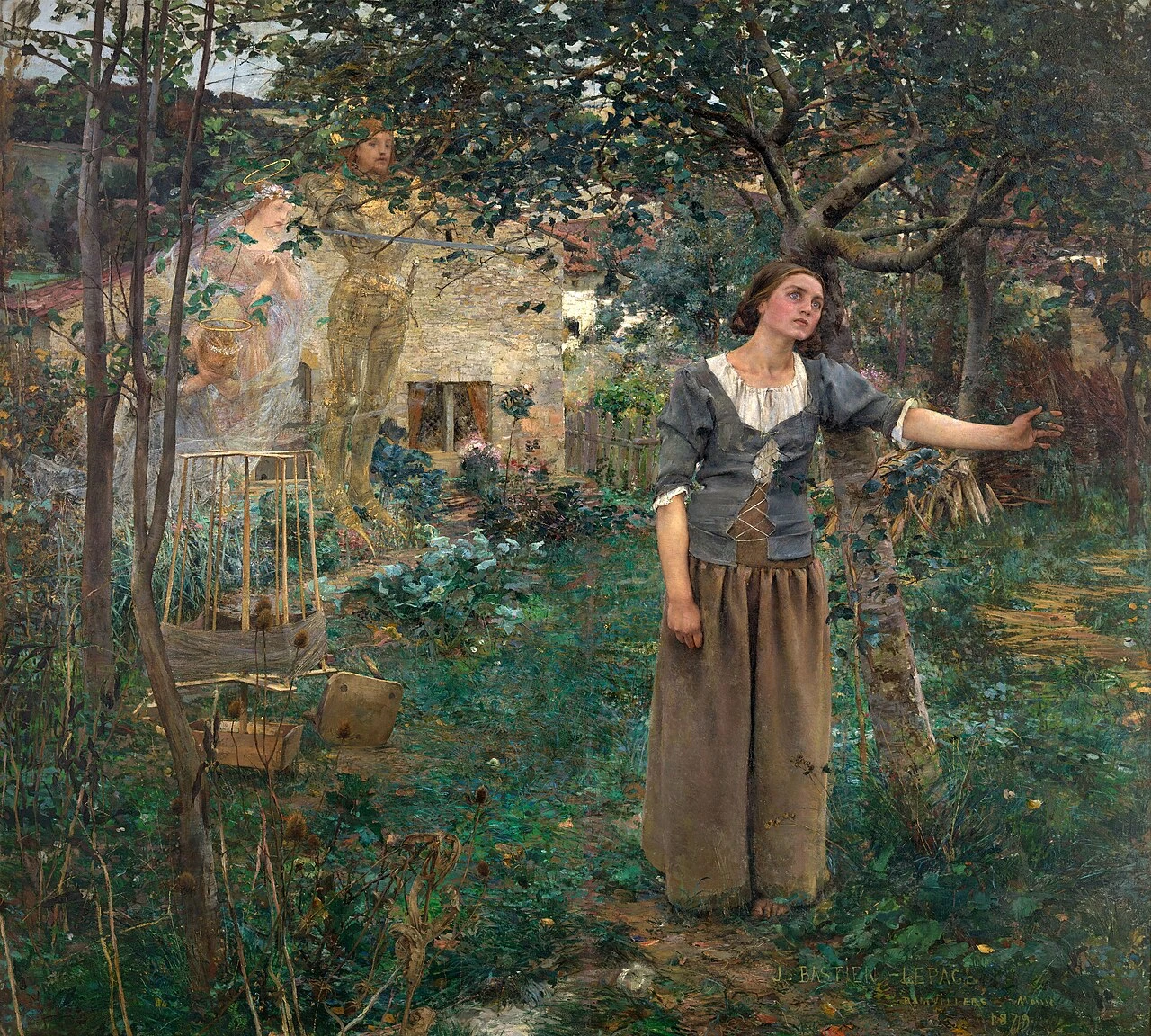 Jeanne dans le jardin de son père / image choisie par monsieurdefrance.com : Par Jules Bastien-Lepage — Metropolitan Museum of Art, online collection (Identifiant Metropolitan Museum of Art 435621), Domaine public, https://commons.wikimedia.org/w/index.php?curid=94602