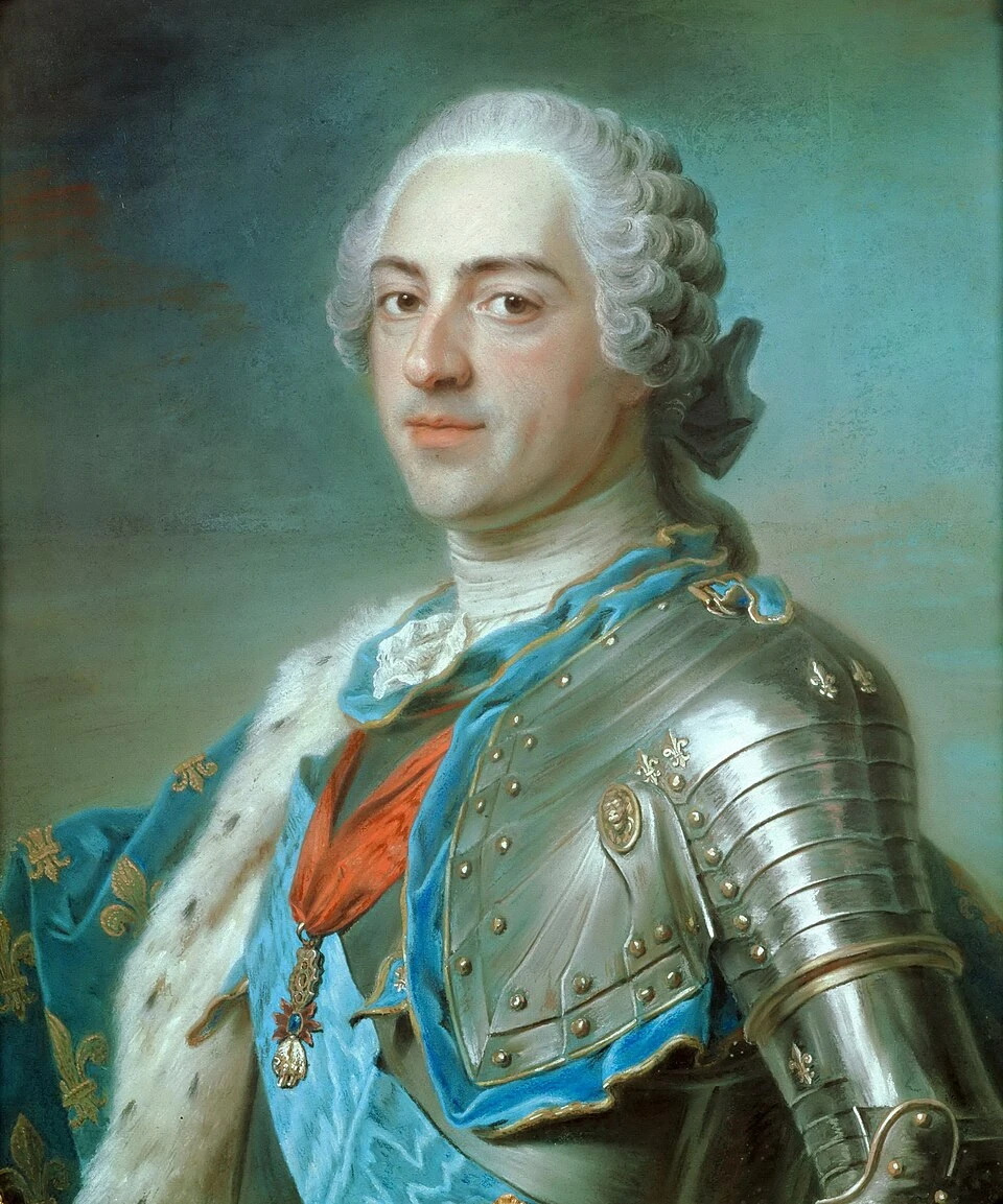 King Louis XV of France portrait illustrating the French name Louis and the history of French royal names