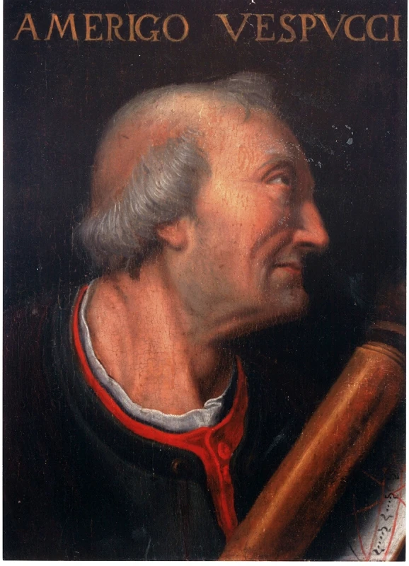 portrait postérieur à sa vie de Amerigo Vespucci. Italie / Florence / huile sur toile. 