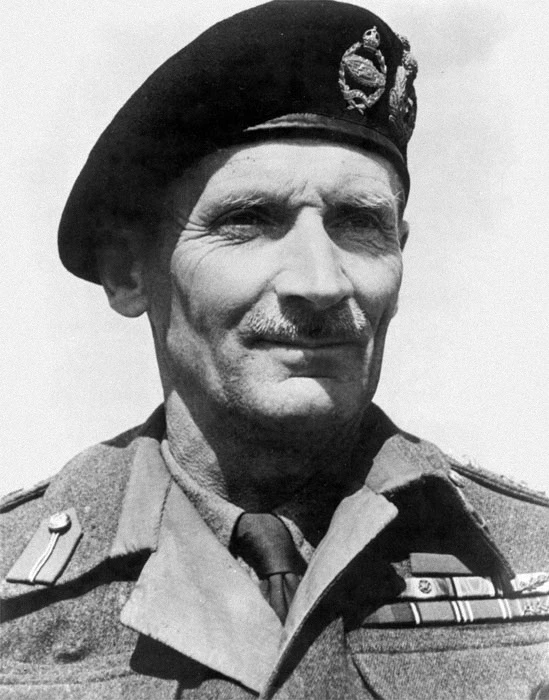 Le vrai Général Bernard Law Montgomery. / source de monsieurdefrance.com : wikipedia / Wikicommons