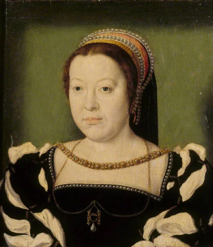 Catherine de Medici Queen of France portrait illustrating the French name Catherine and French royal history
