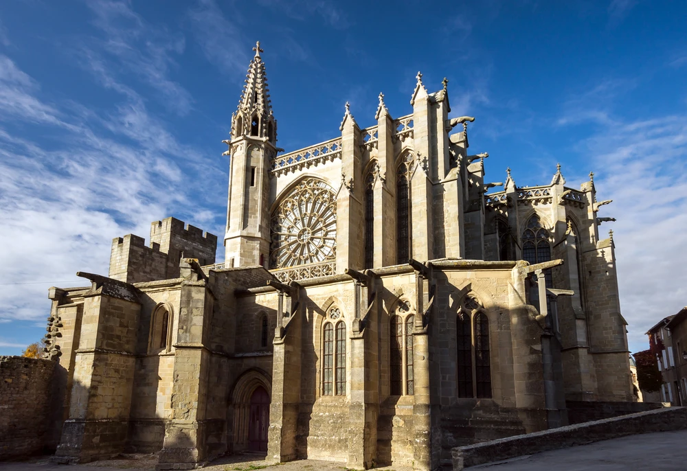 La basilique Saint Nazaire, ancienne cathédrale de Carcassonne. Photo choisie par monsieurdefrance.com : sorokopud via depositphotos