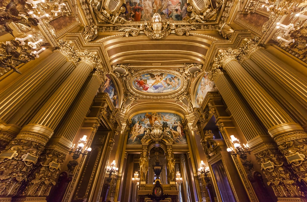 L'intérieur de l'Opéra Garnier. Photo choisie par monsieurdefrance.com : depositphotos.com
