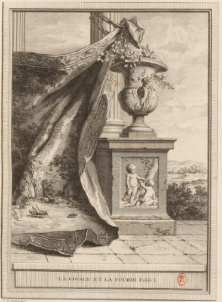 Les fables de la fontaine. Image par gallica.Fr / BNF 