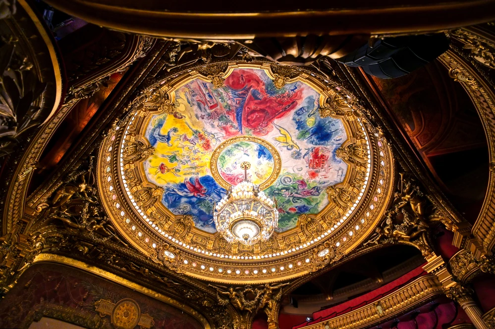 Le lustre de l'opéra Garnier. Photo choisie par monsieurdefrance.com : Jbyard via depositphotos.com