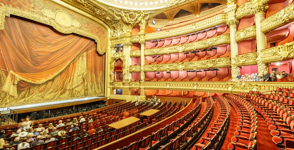 La grande salle de l'opéra garnier. Photo choisie par monsieurdefrance.com : dépositphotos.com
