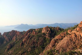 Calanques de Piana : mer et rochers rouges classés UNESCO