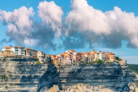 A city suspended between sky and sea: Bonifacio