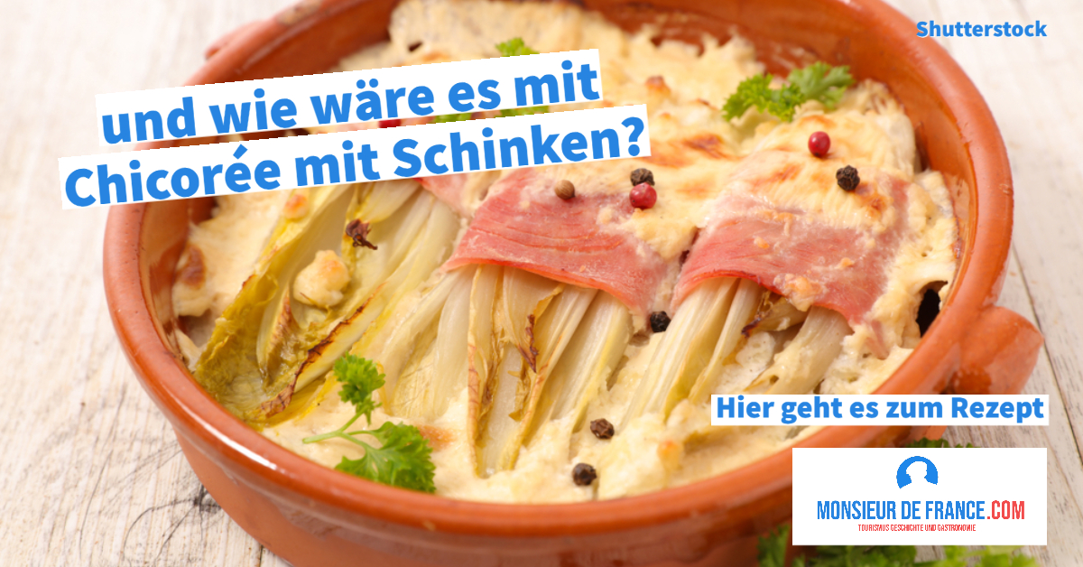 Wie kann man Chicorée mit Schinken einfach zubereiten?
