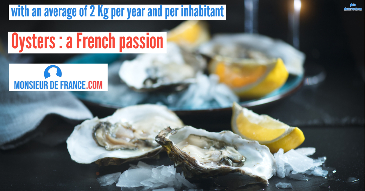 Oysters a French passion.