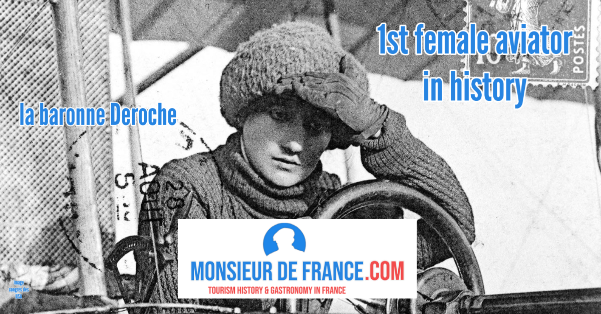 Elsa Deroche : the first female aviator in history