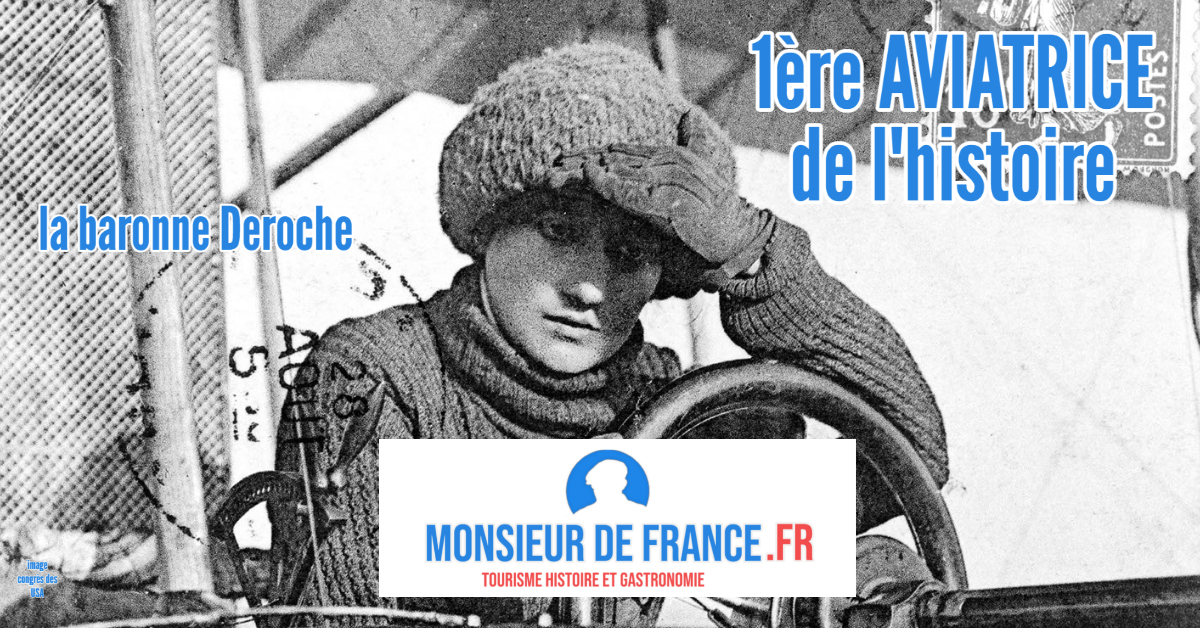 Elsa Deroche : première aviatrice de l'histoire