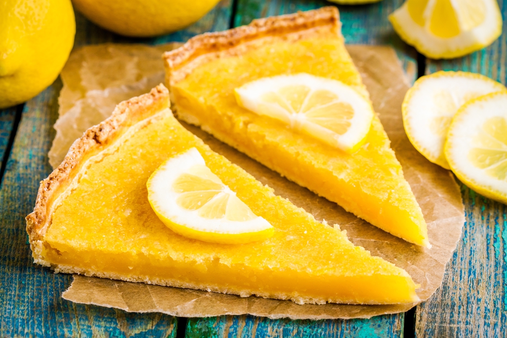Ein Zitronenkuchen ist köstlich, wissen Sie?